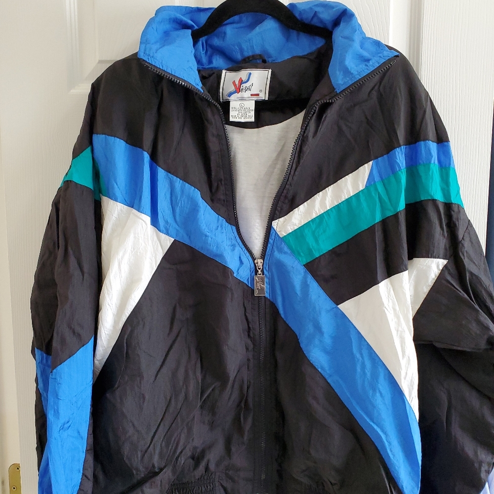 Vintage Vizar windbreaker men's sz lg